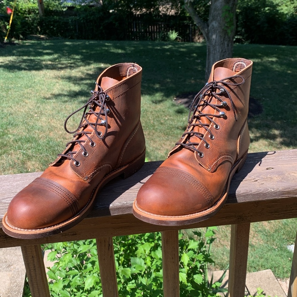 Men’s leather work boots 10.5 D 8085